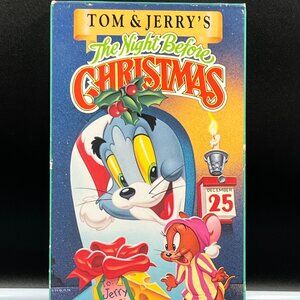 Tom and Jerry's A Night Before Christmas VHS Tape Great Condition (1991)